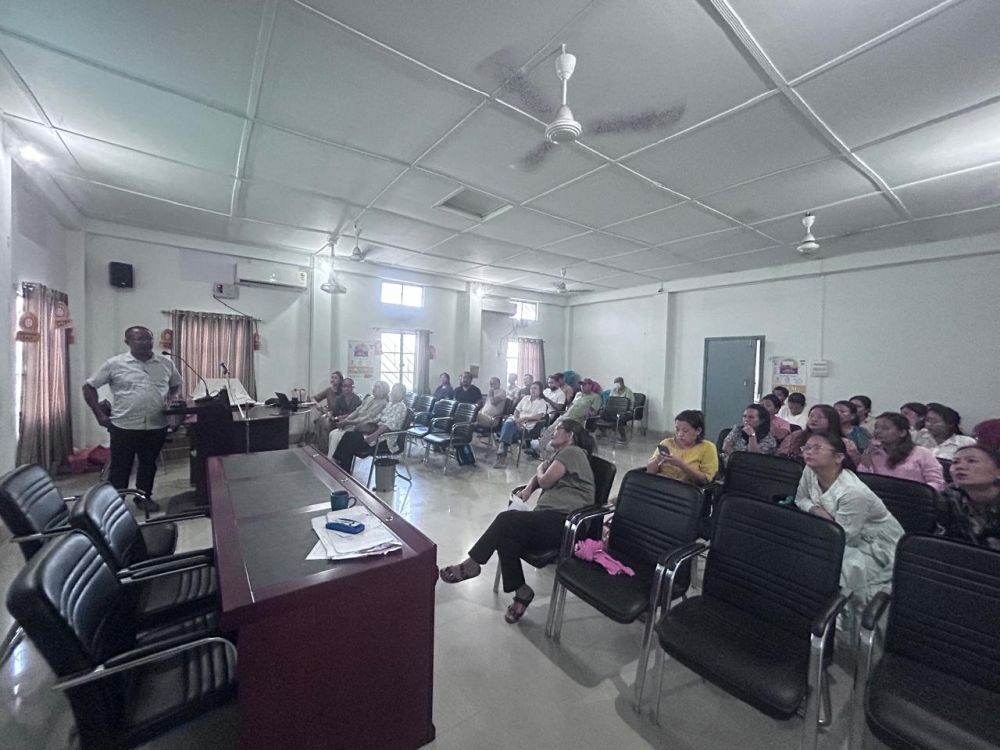 The monthly review meeting combined with the RMNCAH+N being held in Dimapur.
